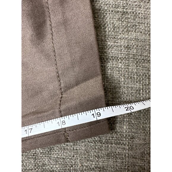 St. Johns Bay Womens Cafe Brown Capri Pants Size 4 Comfortable Easy Fit Pockets - Picture 6 of 7